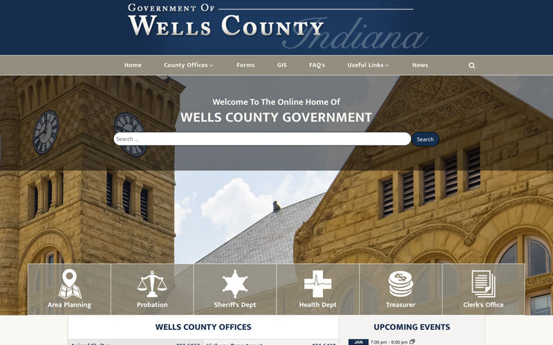 wells county web design maintenance services